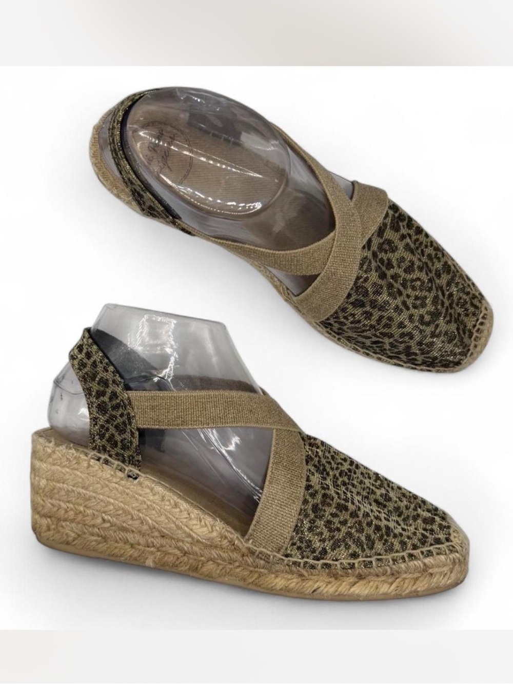Toni Pons Women's Leopard Wedge Espadrille Sandals